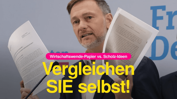 Wirtschaftswende-Papier vs. Scholz-Ideen – Vergleichen SIE selbst!